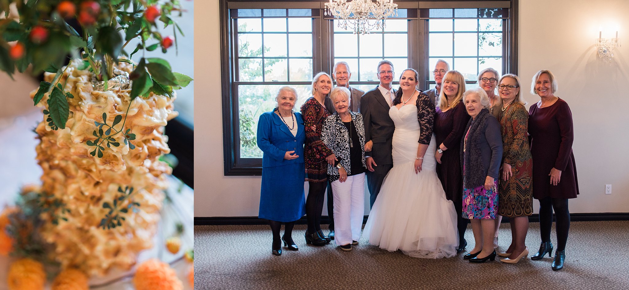 Jennifer Blaak Photography, Toronto Wedding Photographer, Pipers Heath Golf Club in Milton, Wedding Cake, Family Formal Photo