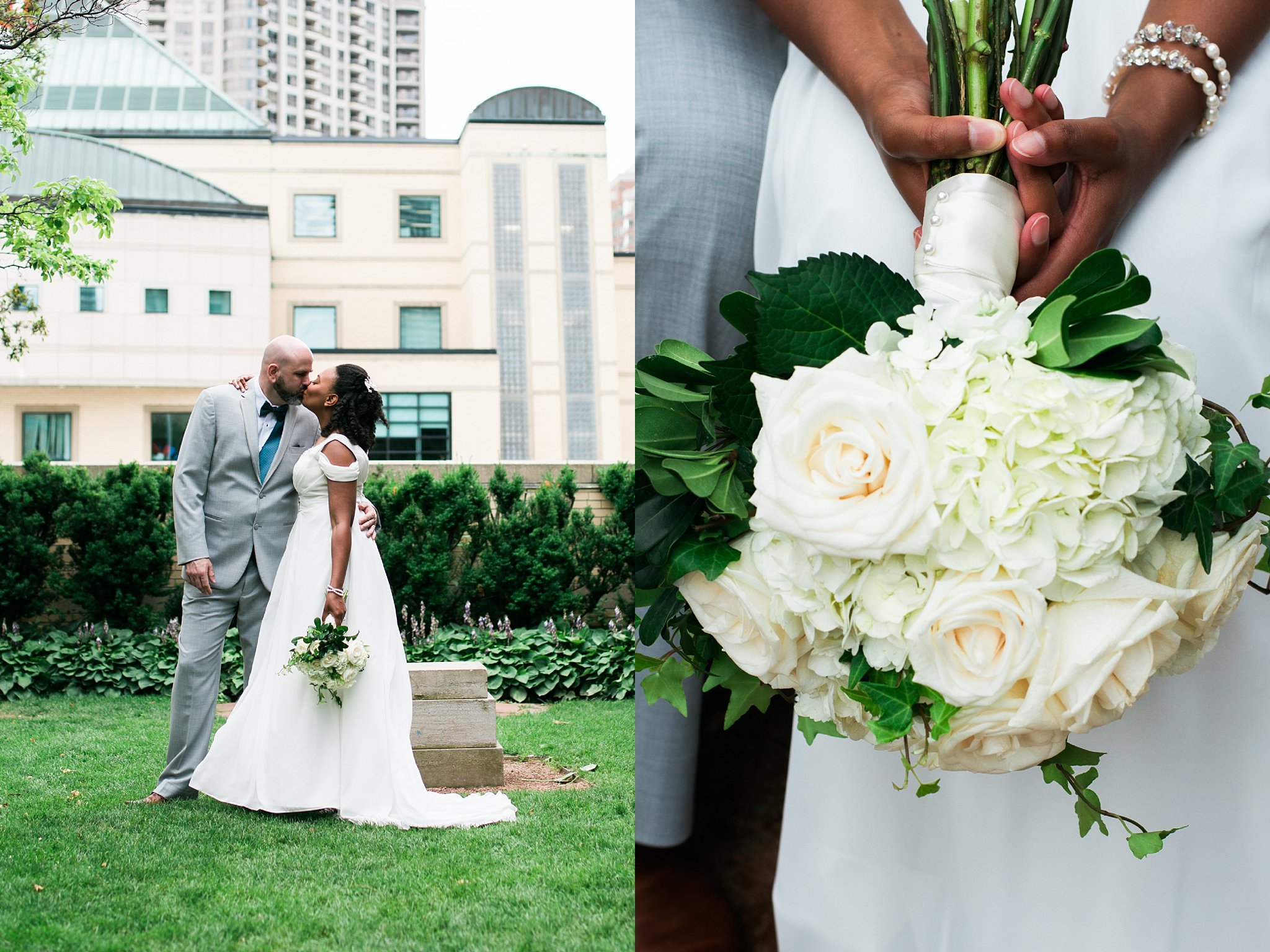 Jennifer Blaak Photography, Toronto Wedding Photographer, C Banquets, Bride and groom in side garden