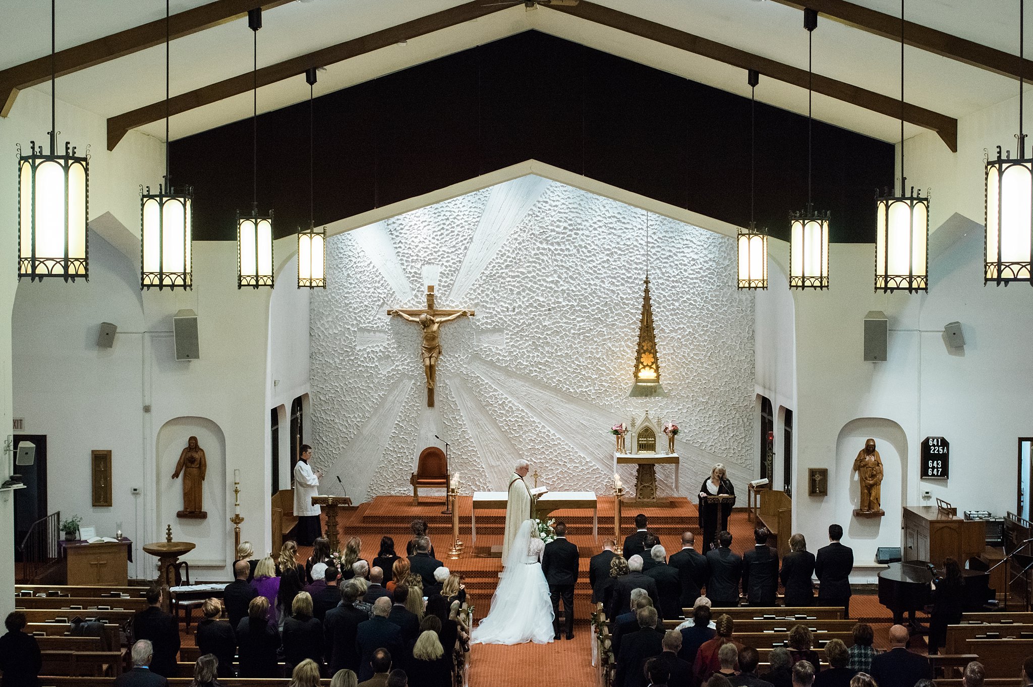 Jennifer Blaak Photography, Bride and groom in church, Wedding ceremony, Ancaster Ceremony, Liuna Station Wedding