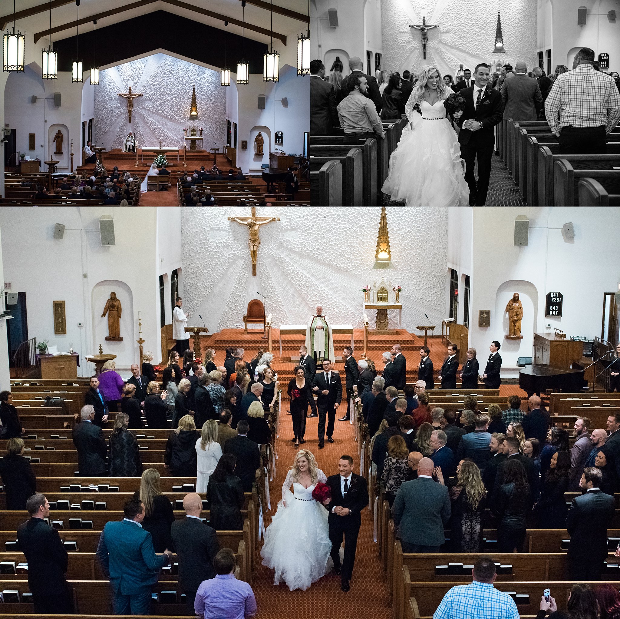 Jennifer Blaak Photography, Hamilton Wedding Photographer, Liuna Station Wedding, Liuna Station, St. Anne Parish, Bride and Groom leaving church