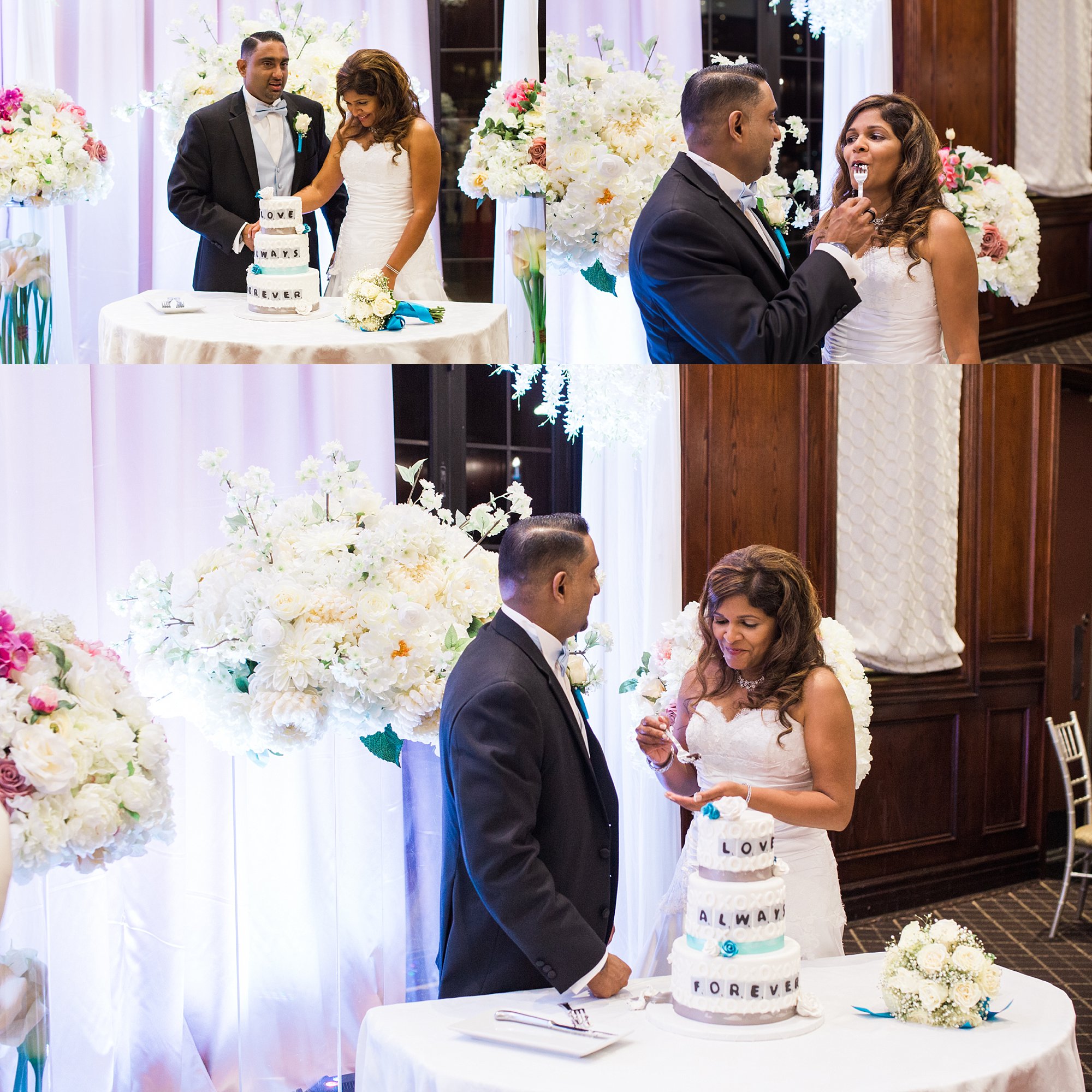 Jennifer Blaak Photography, Toronto Wedding Photographer, Hamilton Wedding Photographer, Paradise Banquet Hall, Wedding Cake, Cake Cutting, Bride and groom