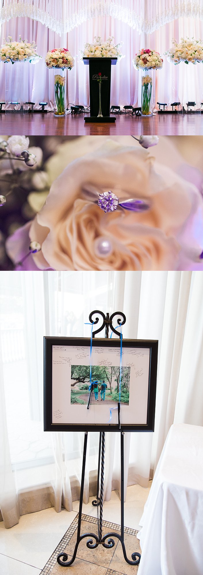 Jennifer Blaak Photography, Toronto wedding photographer, Hamilton wedding photographer, Paradise Banquet Hall, Indoor decorations, signing board