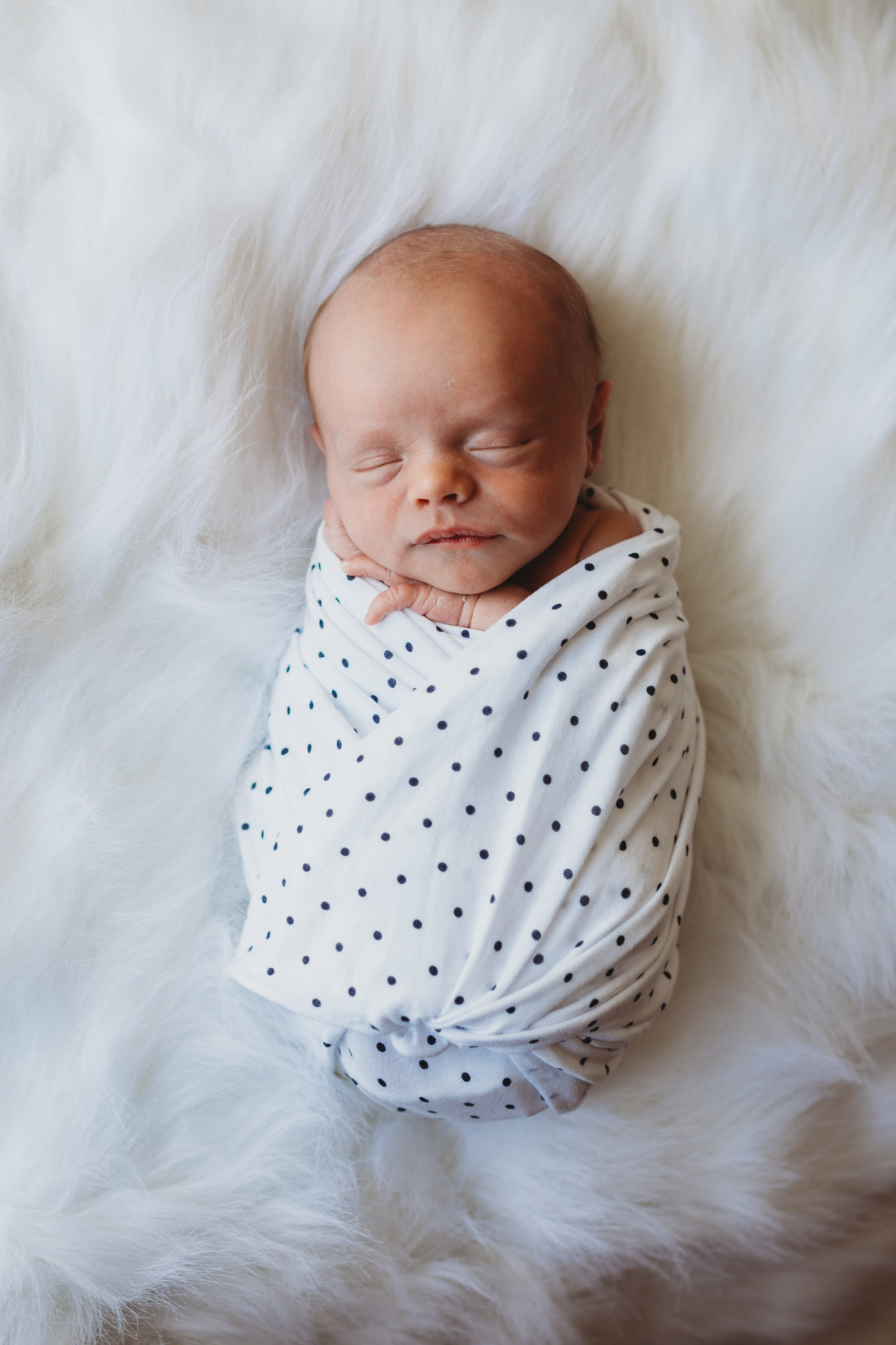 Binbrook Newborn Photographer - baby wrapped up