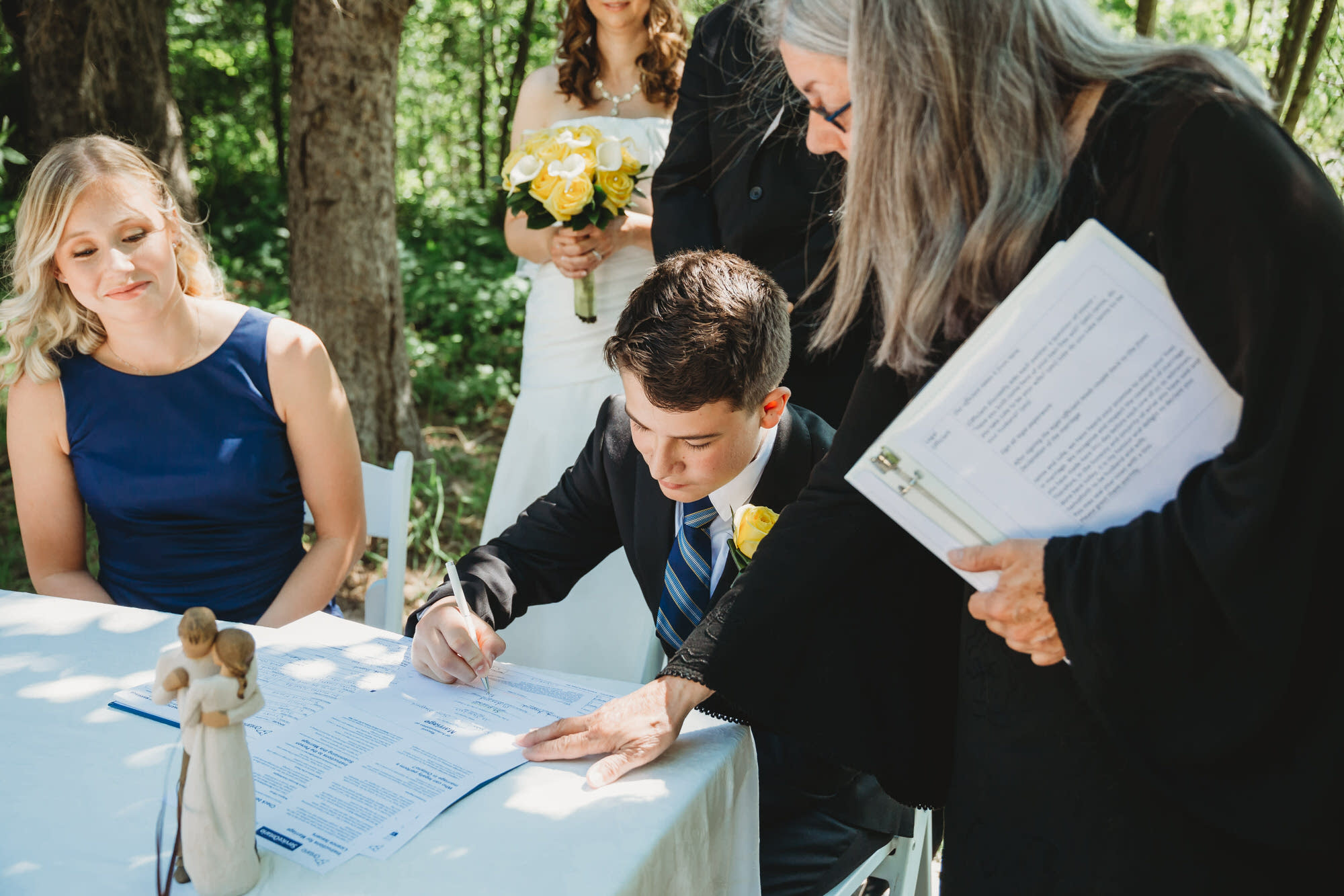 Brantford Wedding Photographer - signing marriage liscence