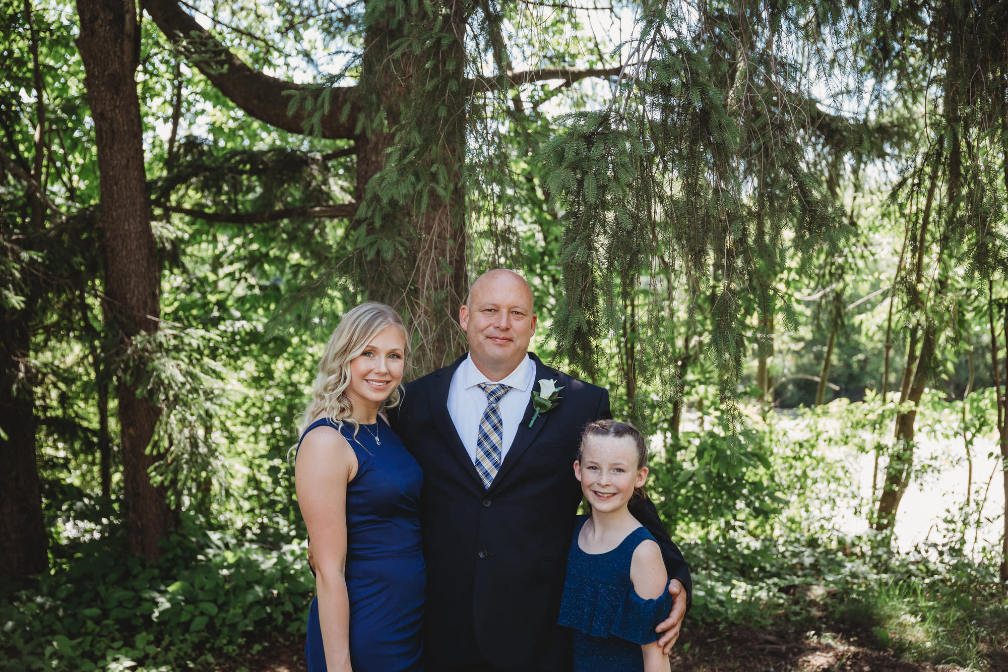 Brantford Wedding Photographer - groom with daughters