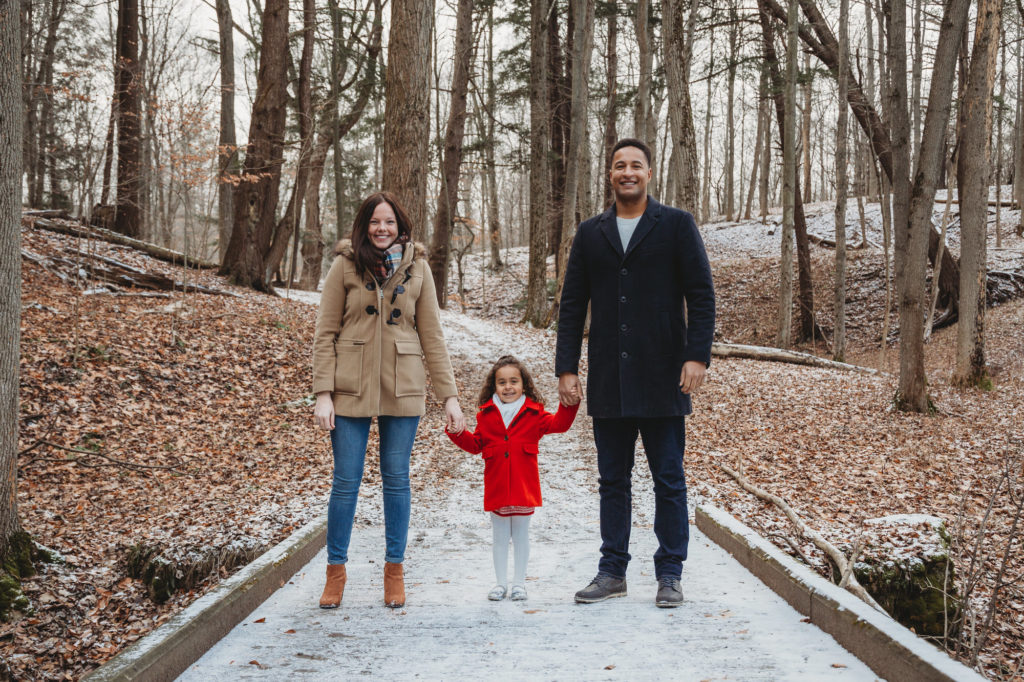 Christmas minis - Forest family portrait - Jennifer Blaak