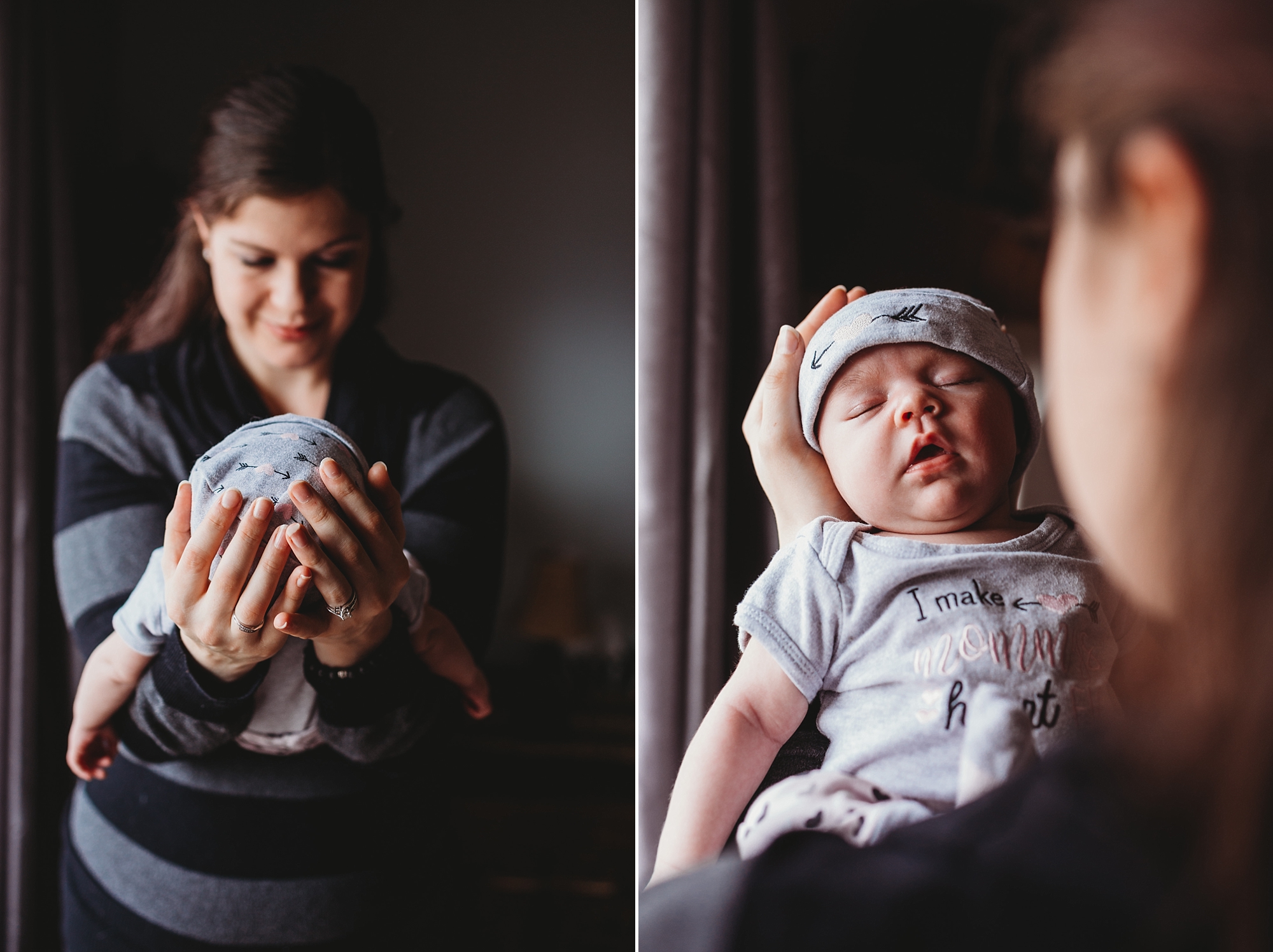 Tillsonburg newborn Photographer - mother and baby portrait
