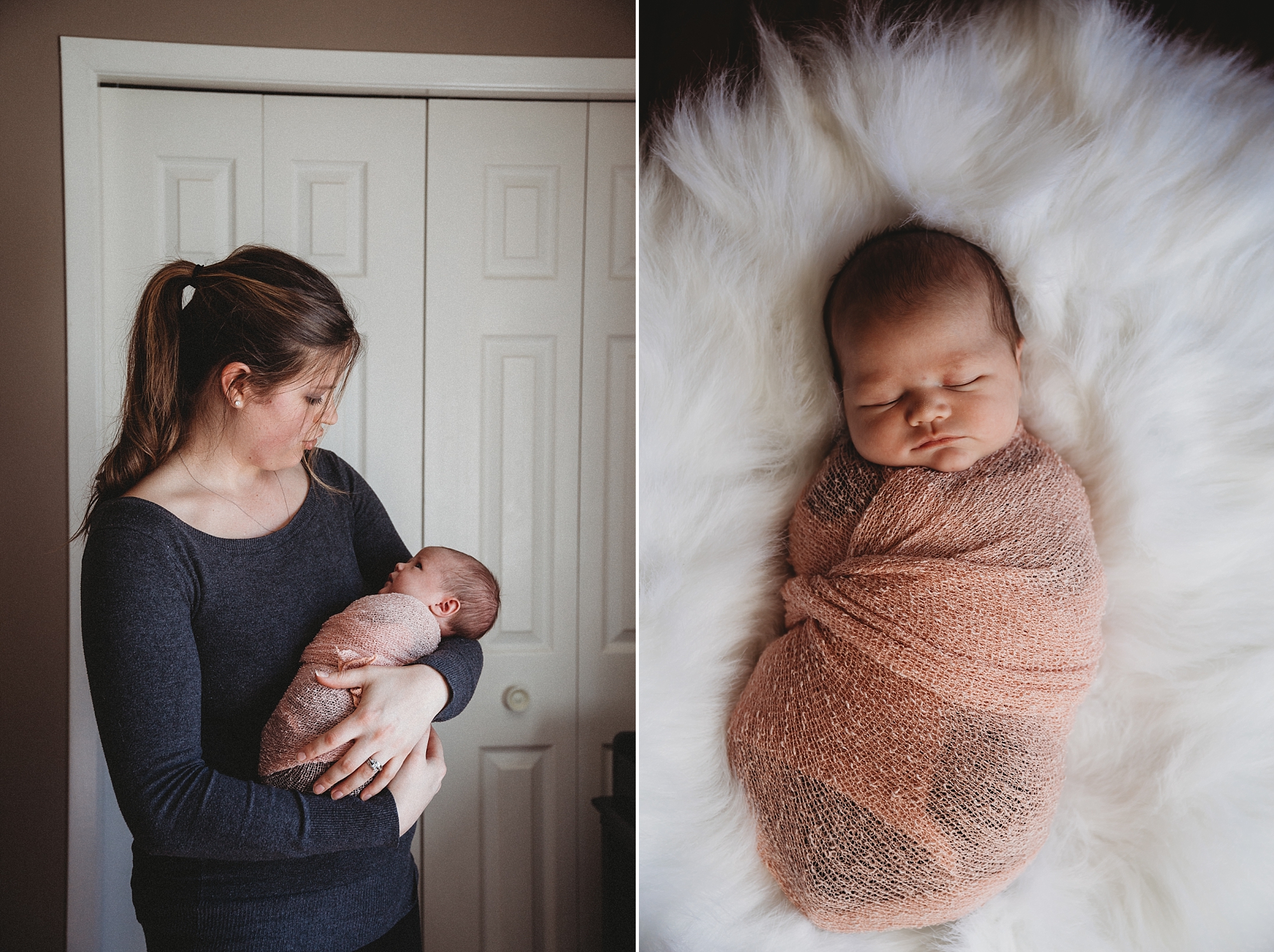 Tillsonburg Newborn Photographer - mother and baby portraits